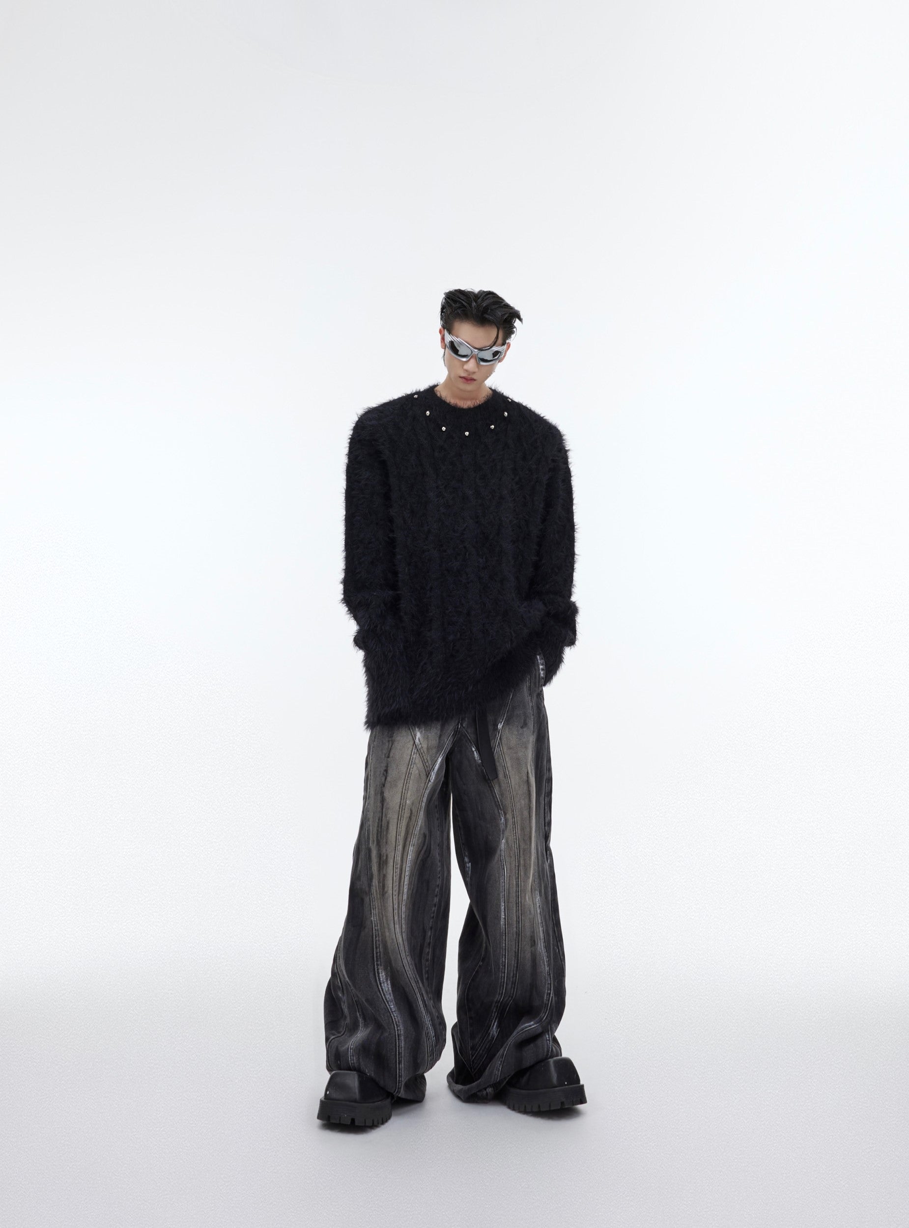 CulturE Studded Collar Sweater