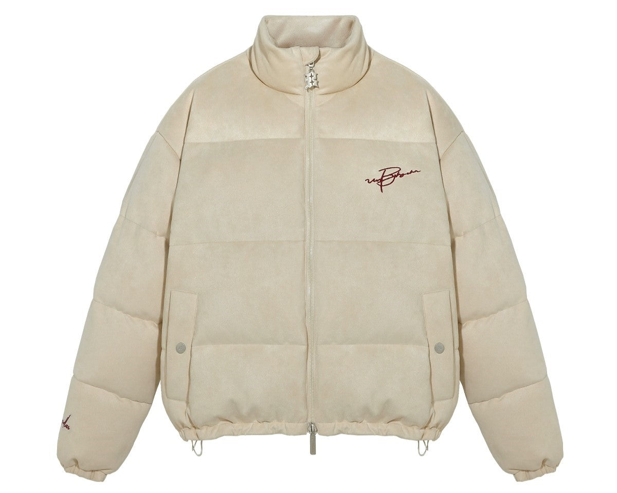 BJHG Suede Puffer Jacket