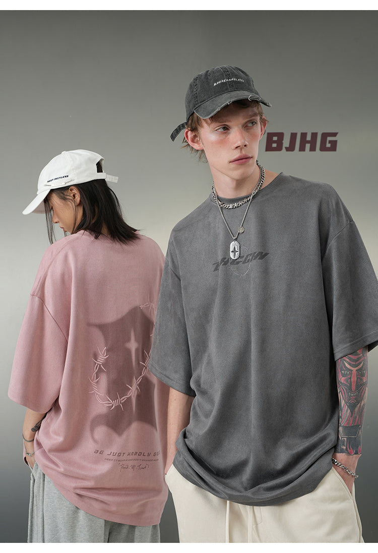 BJHG "Thorns" Suede Tee