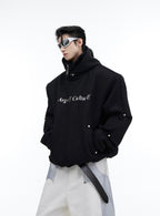 CulturE Silver-Studded Logo Hoodie