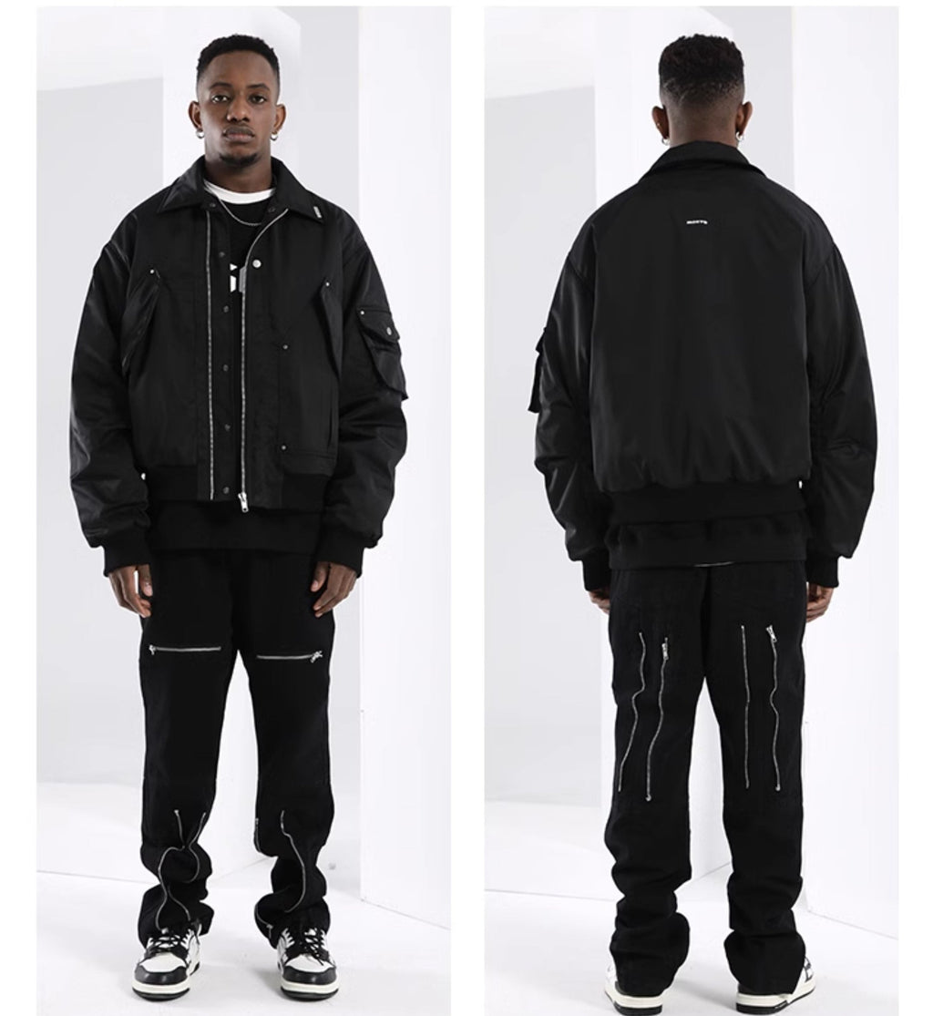 NOSAW Studded Flight Jacket