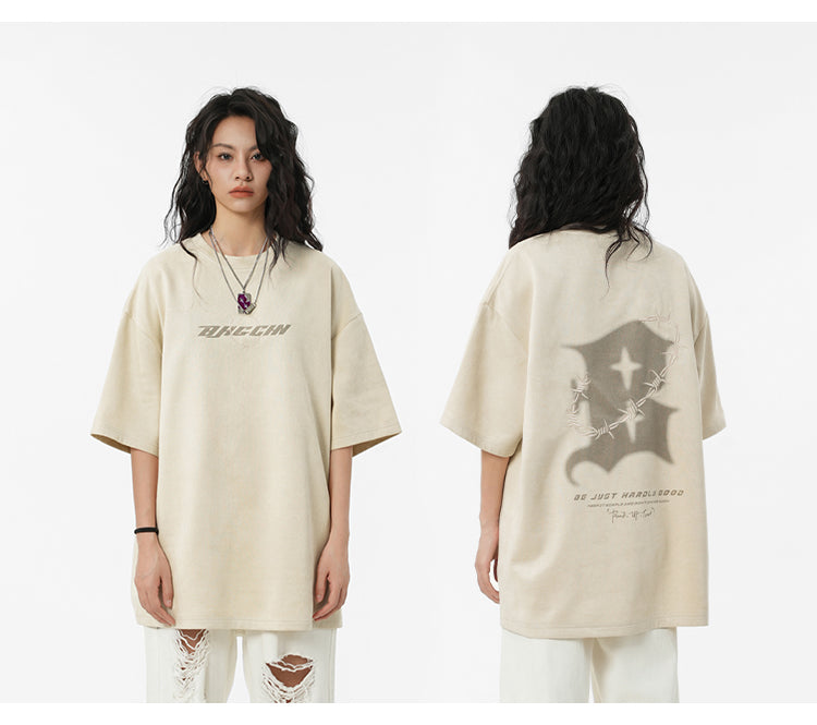 BJHG "Thorns" Suede Tee
