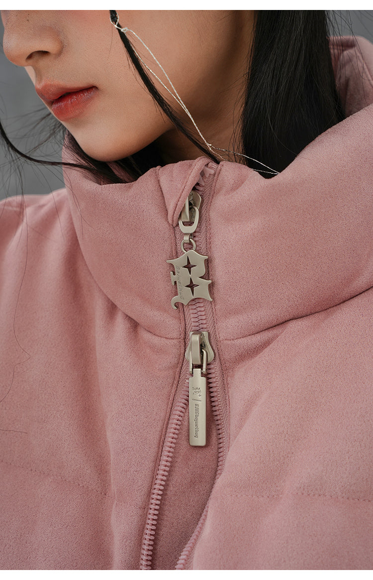 BJHG Suede Puffer Jacket