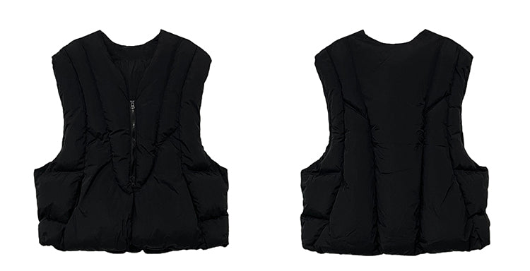 Paneled Puffer Vest