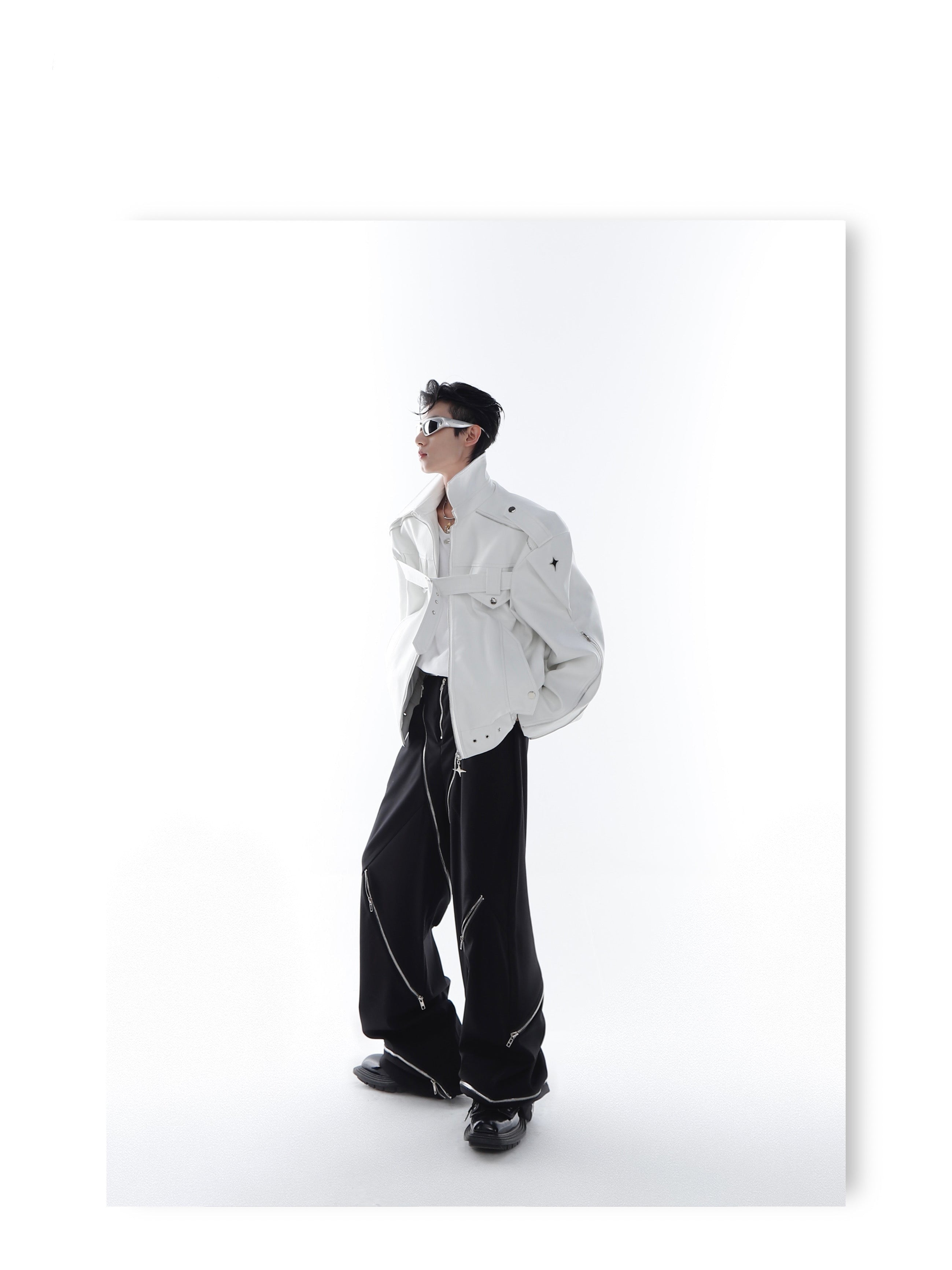 CulturE Pin-Buckle Biker Jacket