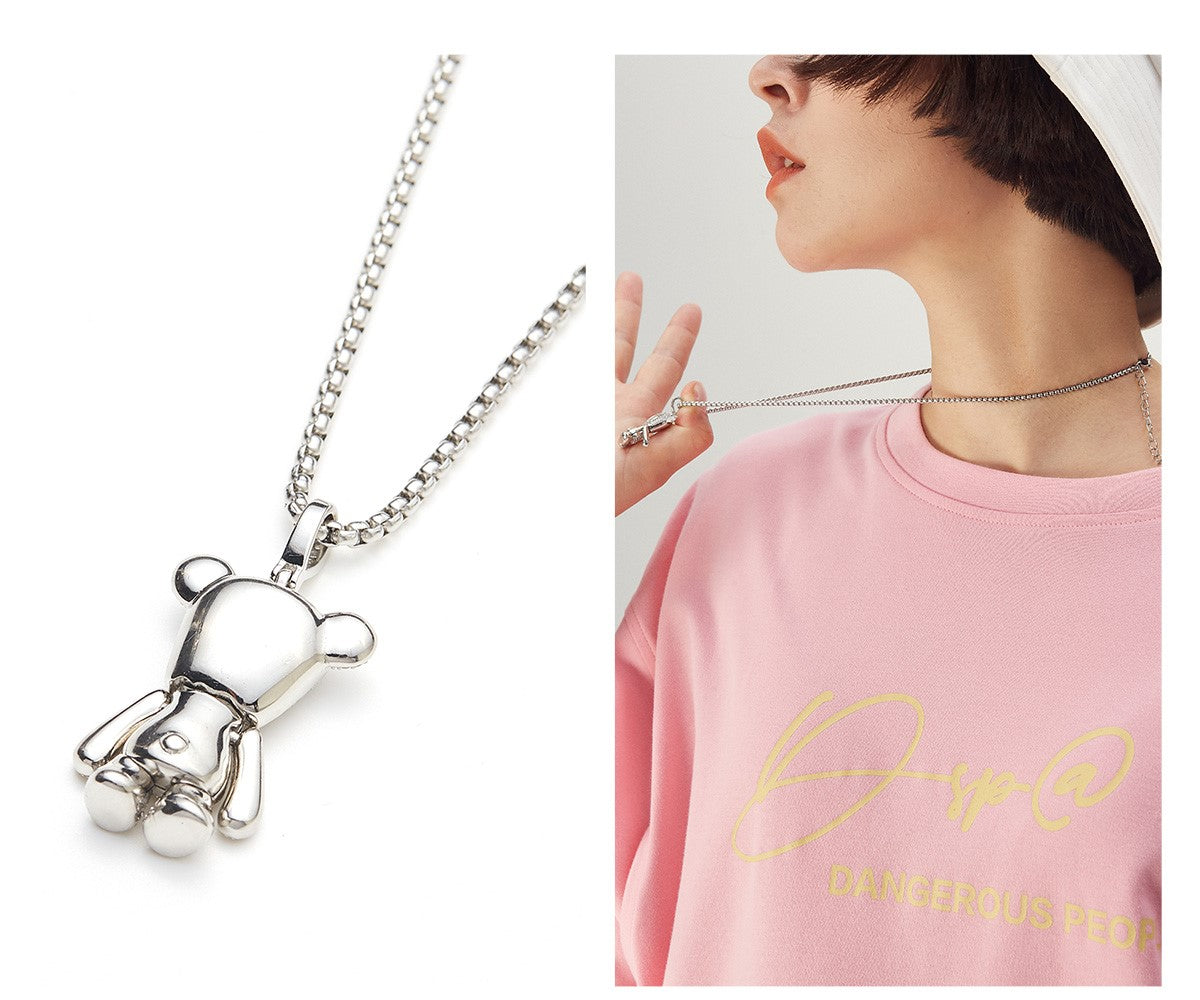 DangerousPeople Hooded Bear Necklace