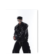 CulturE Pin-Buckle Biker Jacket