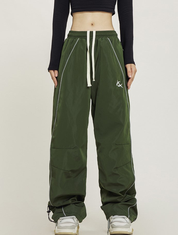 CTB Wide-Leg Track Pants