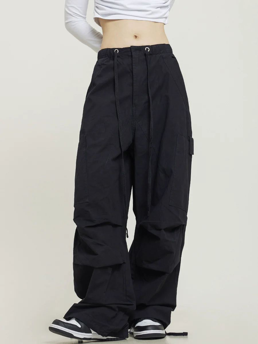 CTB Pleated Baggy Cargo Pants