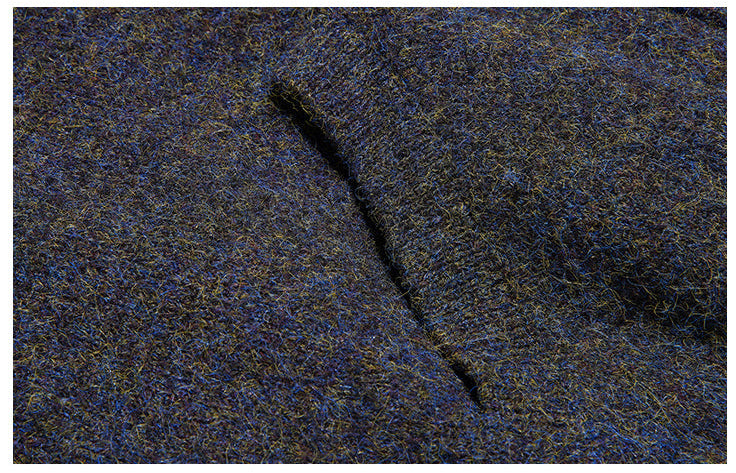 RAPPEYE Mohair Double Zipped Hooded Sweater