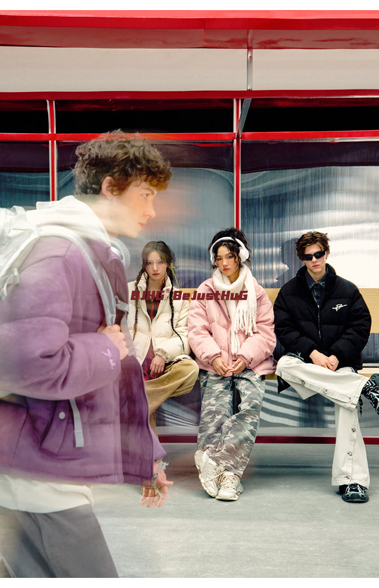BJHG Suede Puffer Jacket