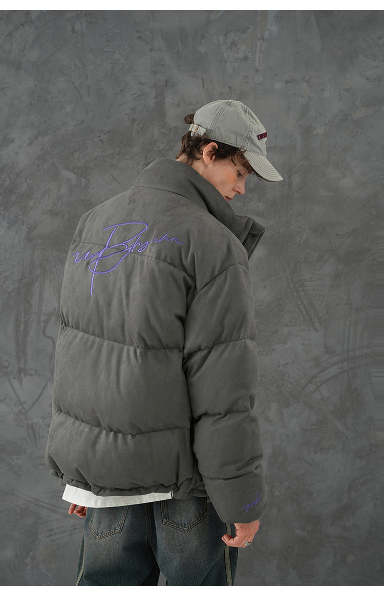 BJHG Suede Puffer Jacket
