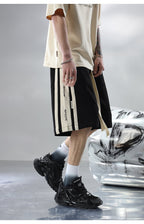 BJHG Velour Wideleg Lounge Shorts