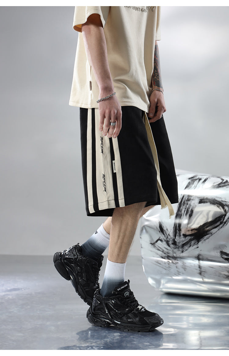 BJHG Velour Wideleg Lounge Shorts