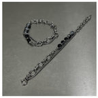 MINBIN Double-Layered Beaded Stone Bracelet