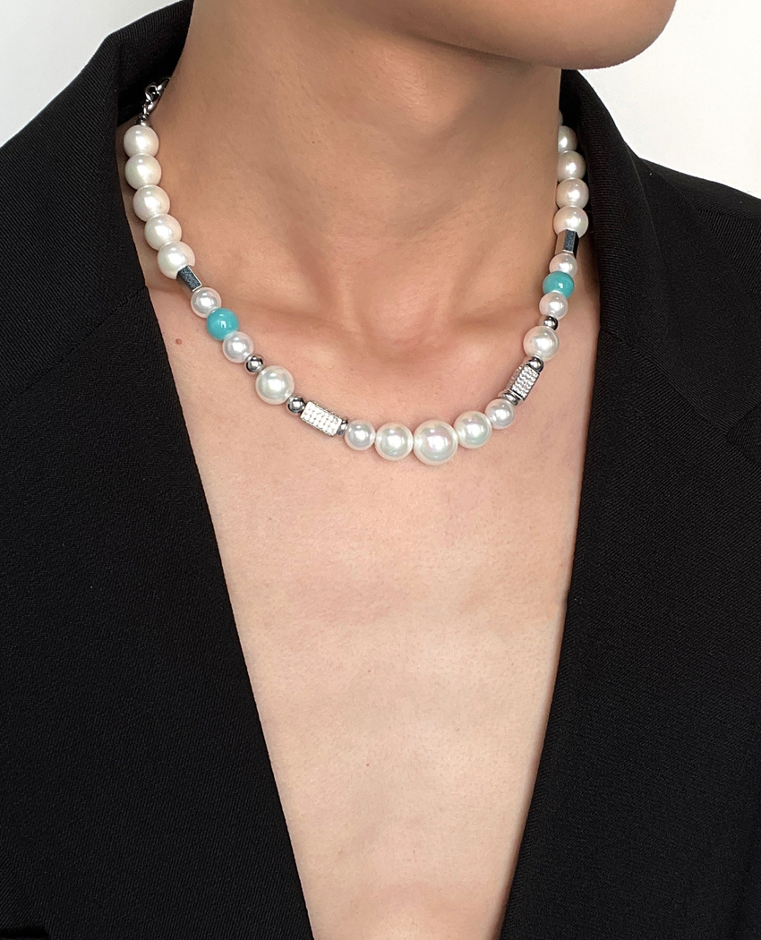 MINBIN Tiru Pearl Necklace
