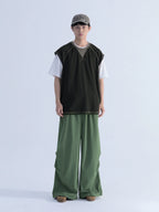 Mentmate Contrast Stitched Sleeveless Tee