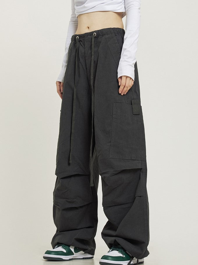 CTB Pleated Baggy Cargo Pants