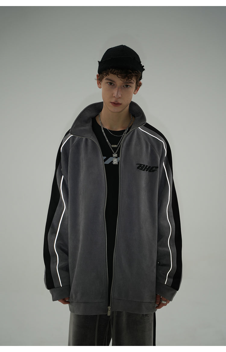 BJHG 3M Suede Track Jacket