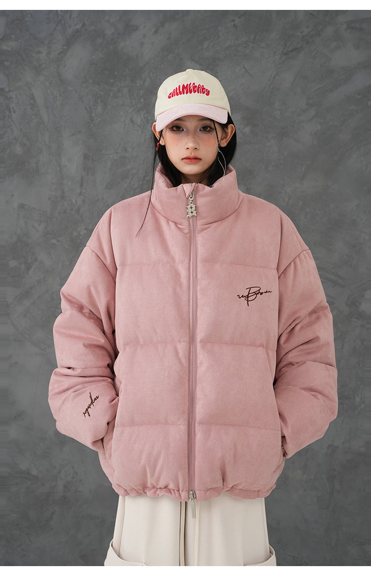 BJHG Suede Puffer Jacket