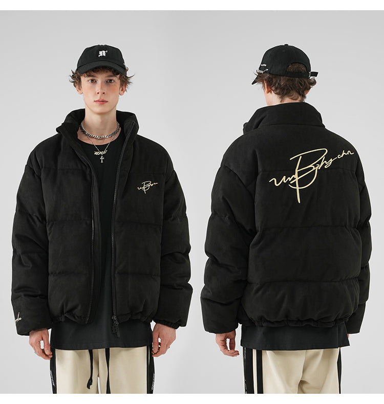 BJHG Suede Puffer Jacket