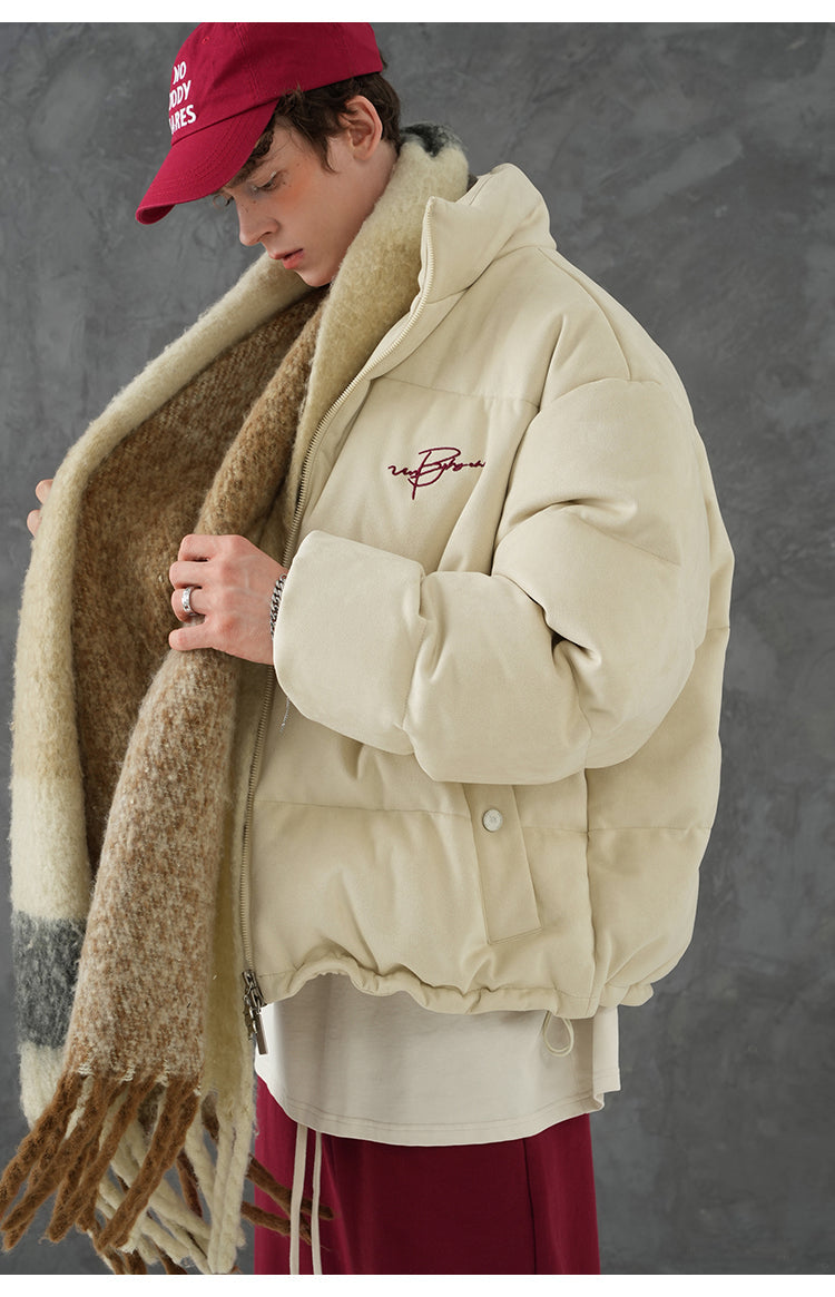 BJHG Suede Puffer Jacket