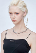 GUUKA "Lightning Bar" Double Chain Necklace