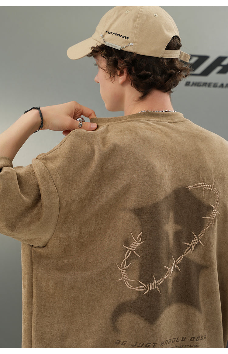 BJHG "Thorns" Suede Tee