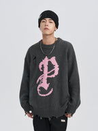 PCLP Mosaic P Knit Sweater