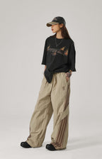 JHYQ Contrast Striped Track Pants