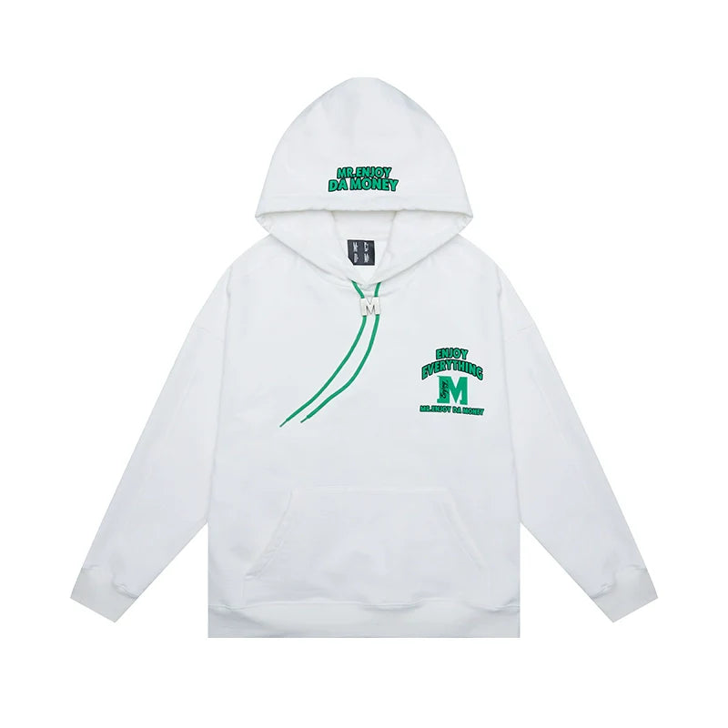 MEDM M Buckle Drawstring Hoodie