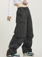 CTB Pleated Baggy Cargo Pants