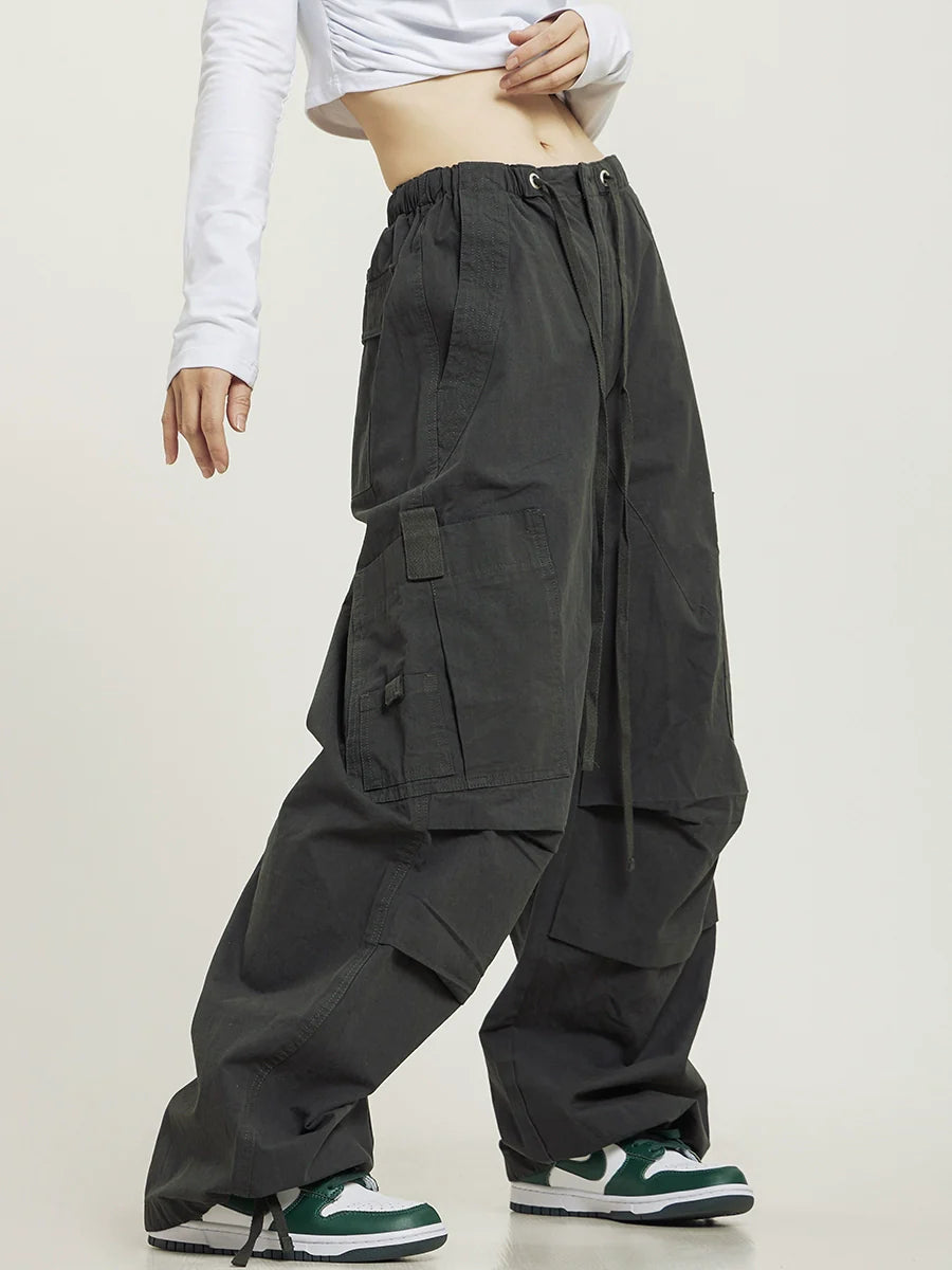 CTB Pleated Baggy Cargo Pants