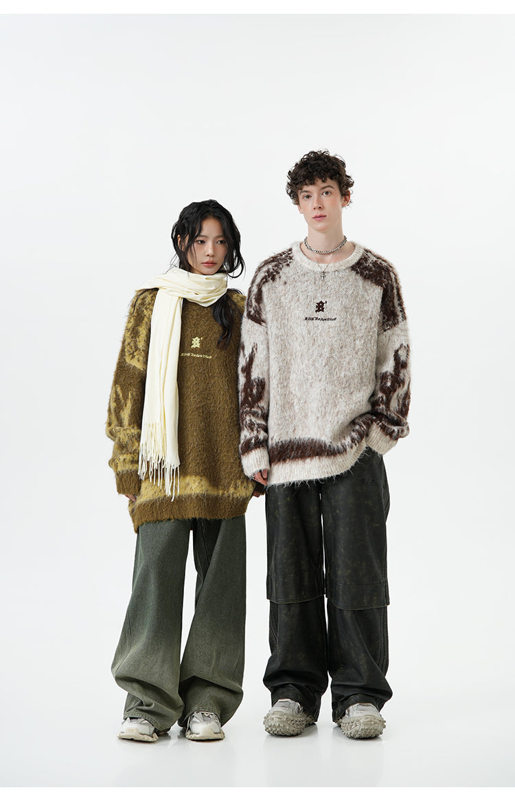 BJHG Textured Jacquard Sweater