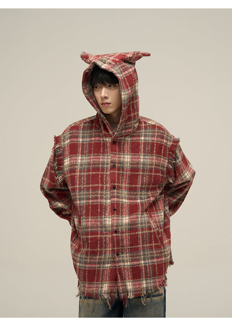HJK Exclusive Hooded Devil Flannel