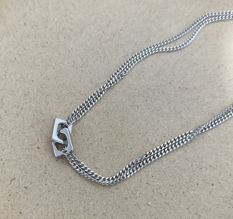 HEIMA Double Chain Necklace