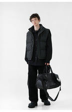 BJHG Monogram Print Puffer Vest
