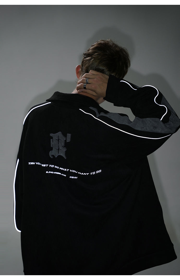 BJHG 3M Suede Track Jacket