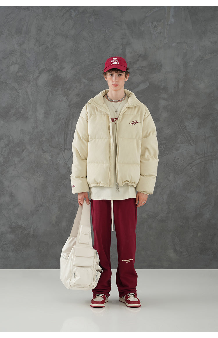 BJHG Suede Puffer Jacket