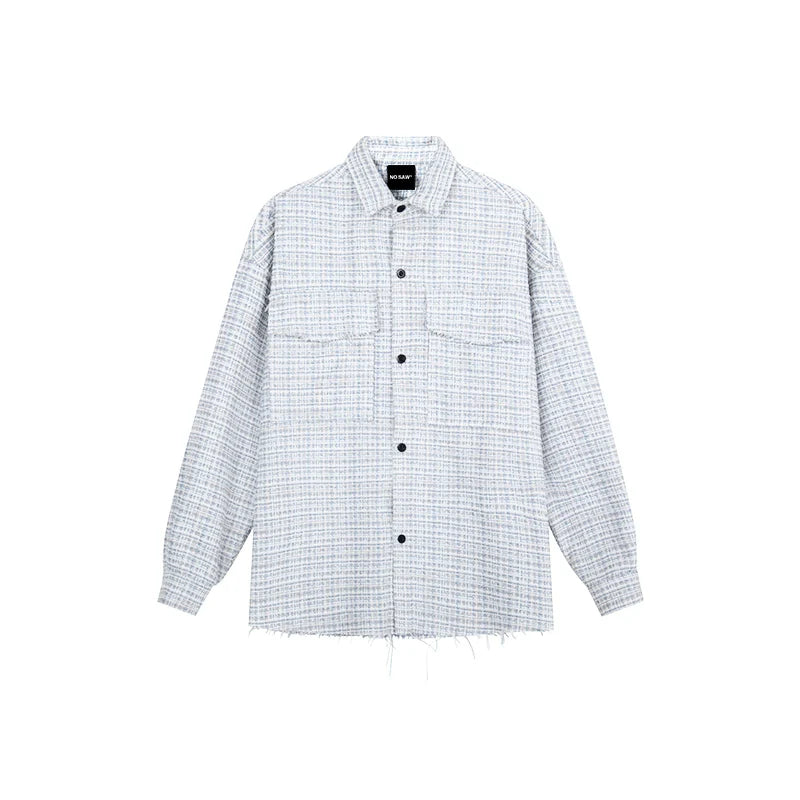 NOSAW Raw Edge Tweed Flannel