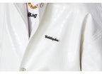 BJHG Croc Faux-Leather Biker Jacket