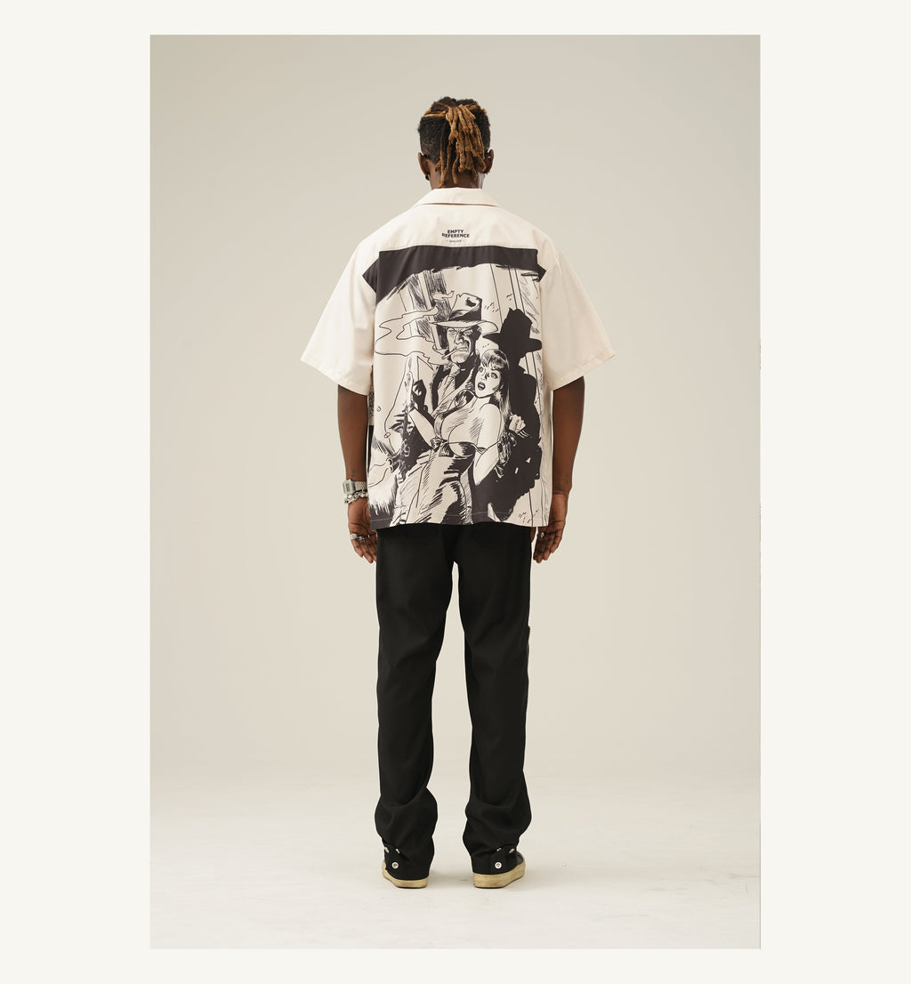 EMPTY REFERENCE "Comic" Button-Up Shirt