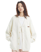 INRM Textured Check Cardigan