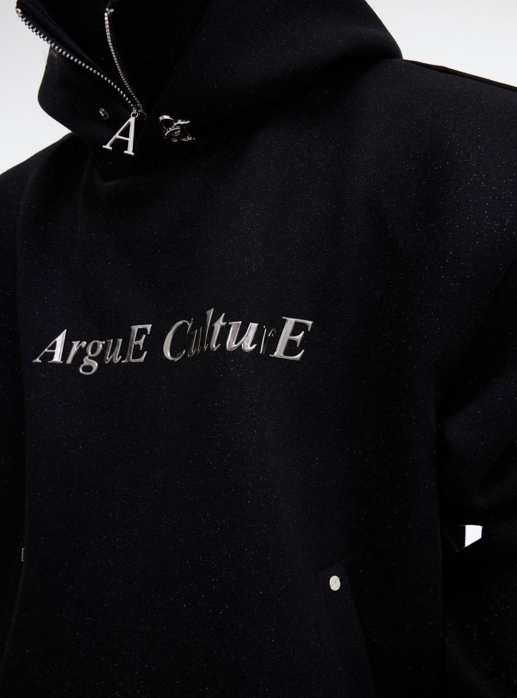 CulturE Silver-Studded Logo Hoodie