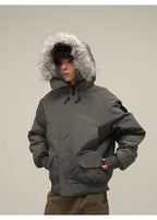 WLNEXT Faux-Fur Trimmed Parka Jacket