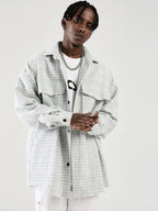 NOSAW Raw Edge Tweed Flannel