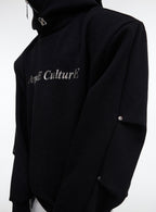 CulturE Silver-Studded Logo Hoodie