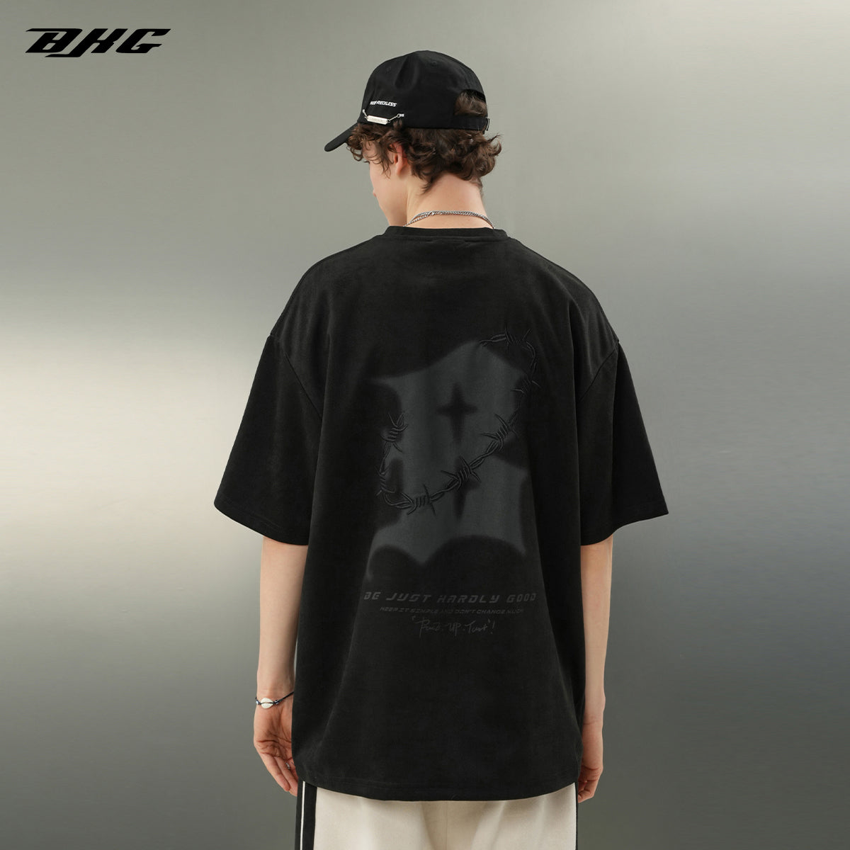 BJHG "Thorns" Suede Tee