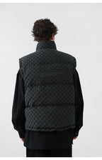 BJHG Monogram Print Puffer Vest