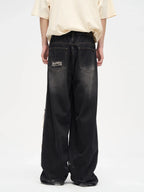 WLNEXT Patched Distressed Jeans